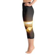 Cross Mountain Yoga Capri Leggings - 57 Peaks